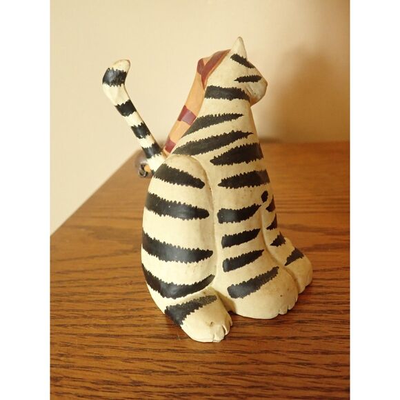 Williraye Studio Cat Sweet Treat Candy Cane Star Christmas Folk Art 2006 - Picture 4 of 7